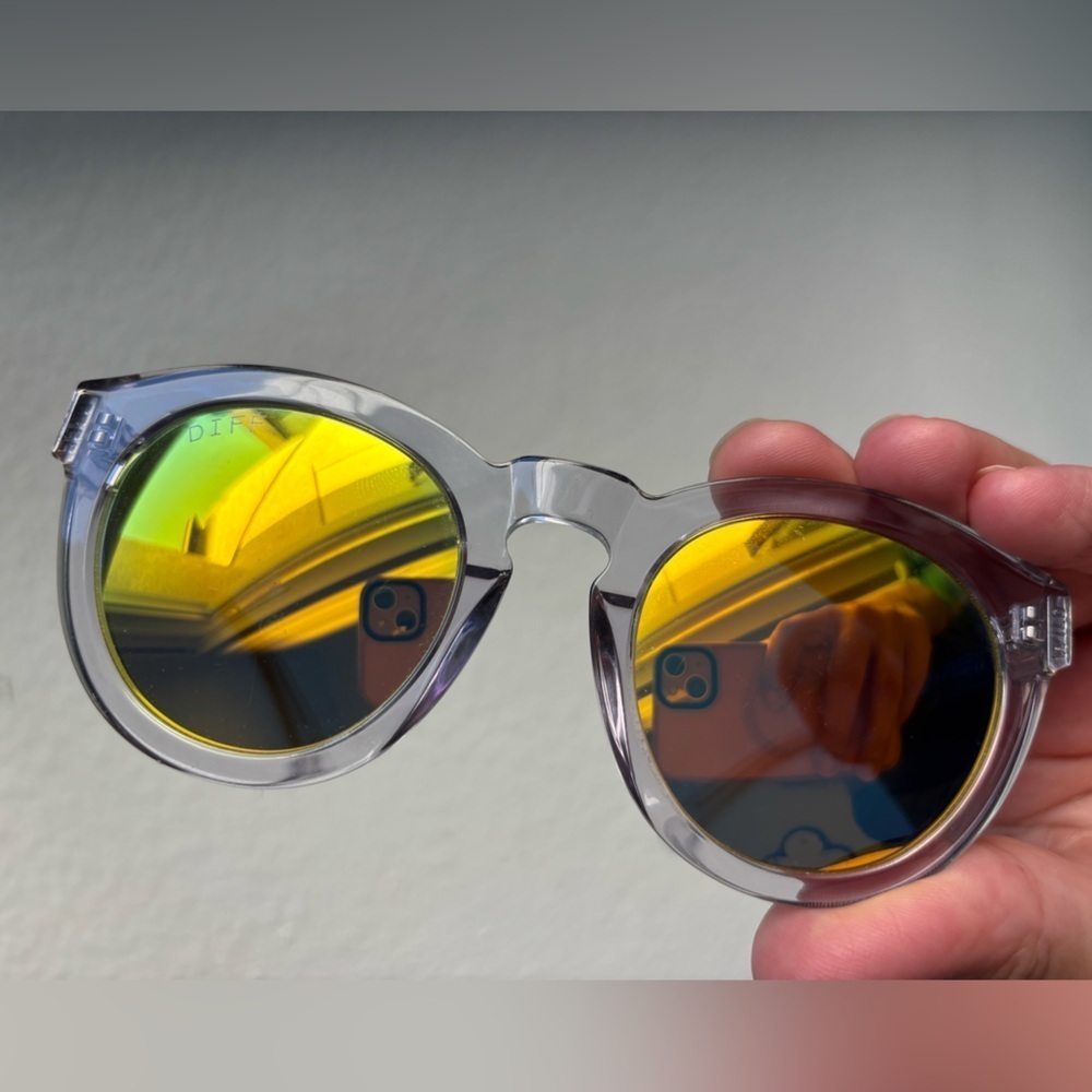 DIFF Dime Il Sunglasses Wild and Free Clear - Picture 3 of 13